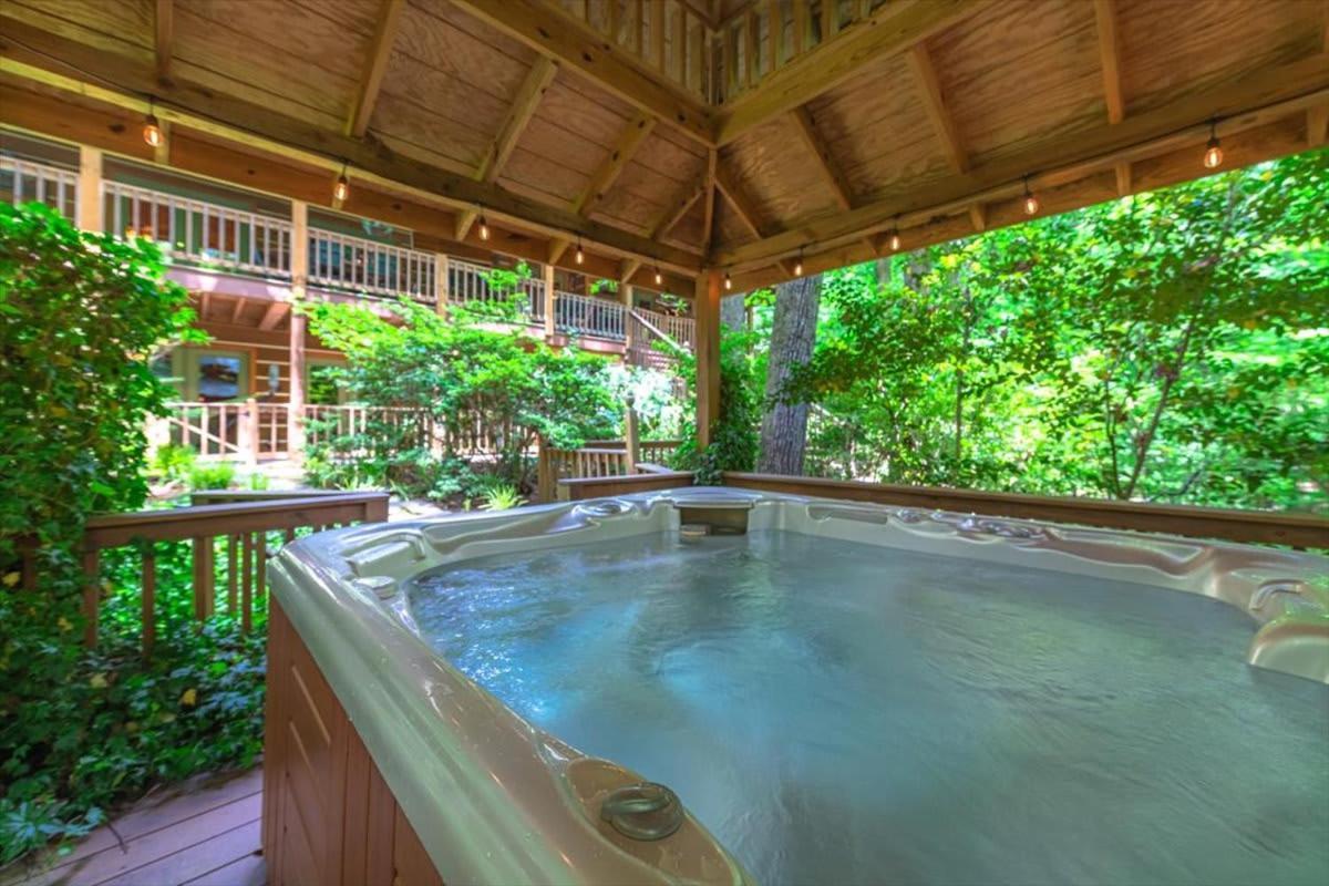 Waterfront Mountain Cabin With Hot Tub Blue Ridge Exterior foto