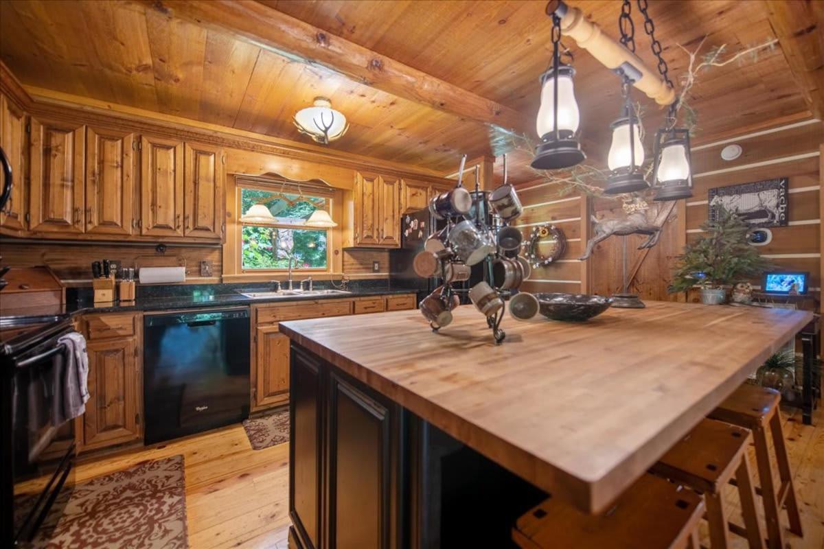 Waterfront Mountain Cabin With Hot Tub Blue Ridge Exterior foto