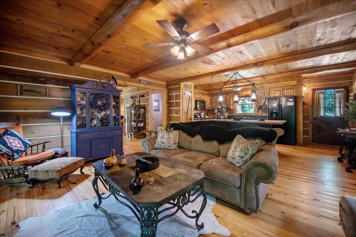 Waterfront Mountain Cabin With Hot Tub Blue Ridge Exterior foto