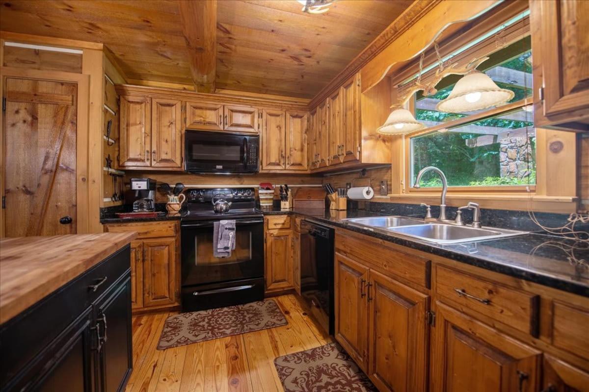 Waterfront Mountain Cabin With Hot Tub Blue Ridge Exterior foto