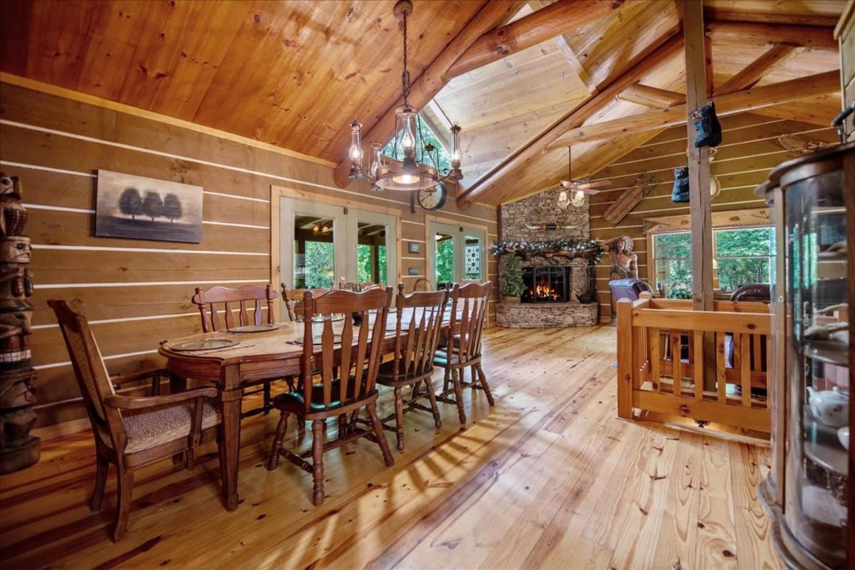 Waterfront Mountain Cabin With Hot Tub Blue Ridge Exterior foto
