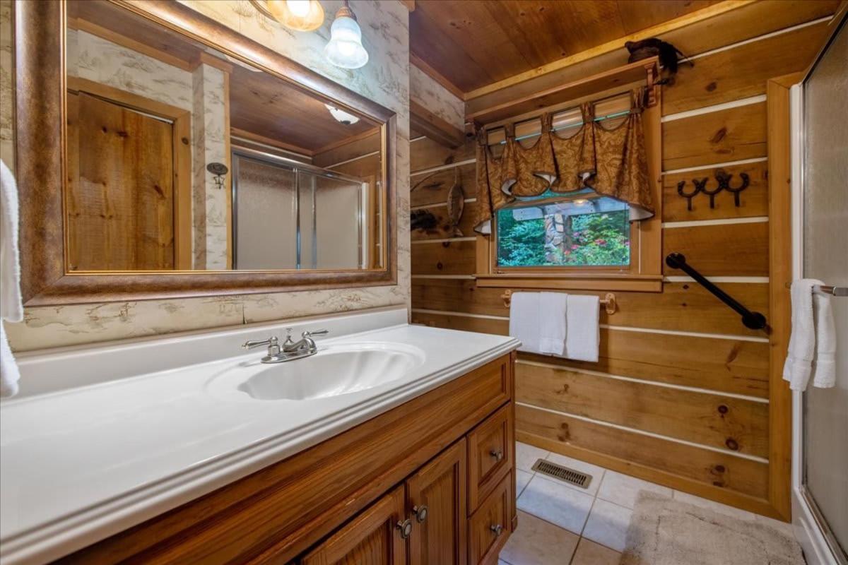 Waterfront Mountain Cabin With Hot Tub Blue Ridge Exterior foto