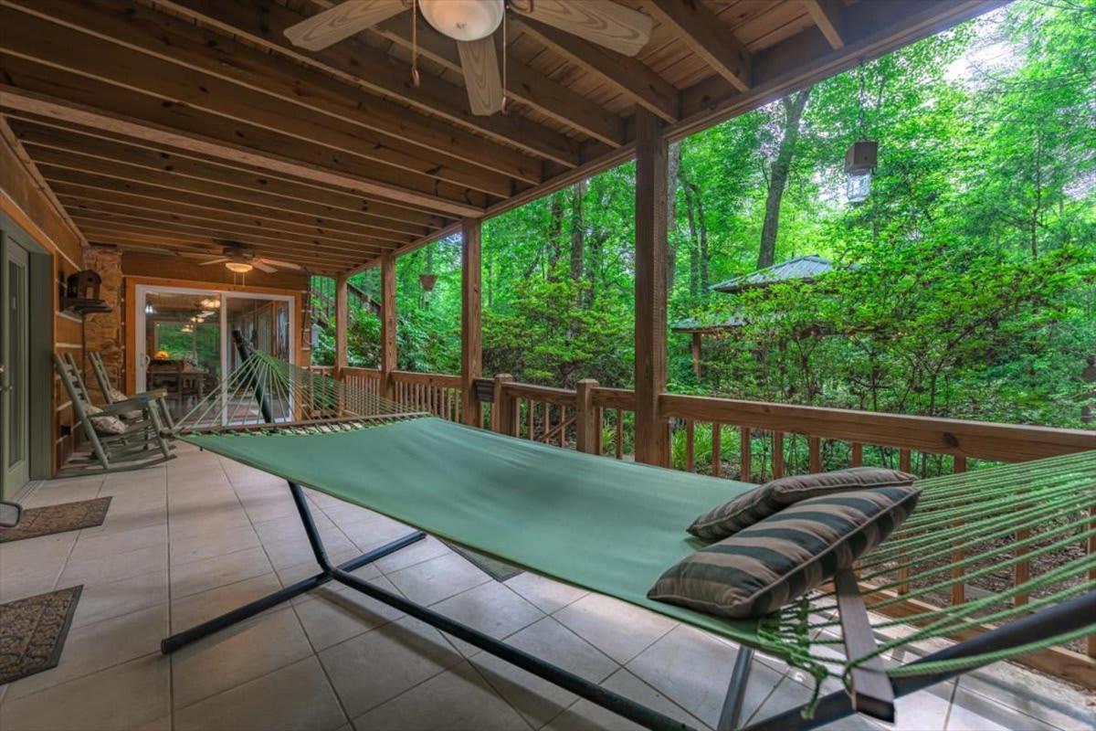 Waterfront Mountain Cabin With Hot Tub Blue Ridge Exterior foto