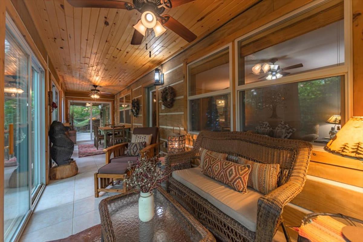 Waterfront Mountain Cabin With Hot Tub Blue Ridge Exterior foto