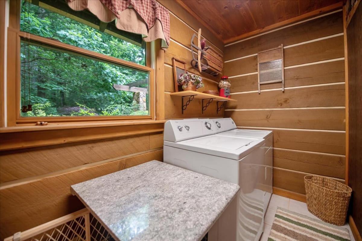 Waterfront Mountain Cabin With Hot Tub Blue Ridge Exterior foto