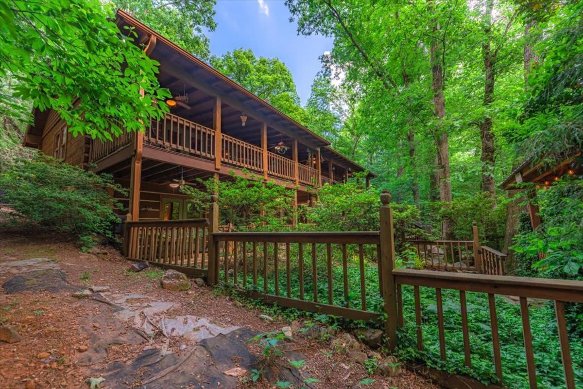 Waterfront Mountain Cabin With Hot Tub Blue Ridge Exterior foto