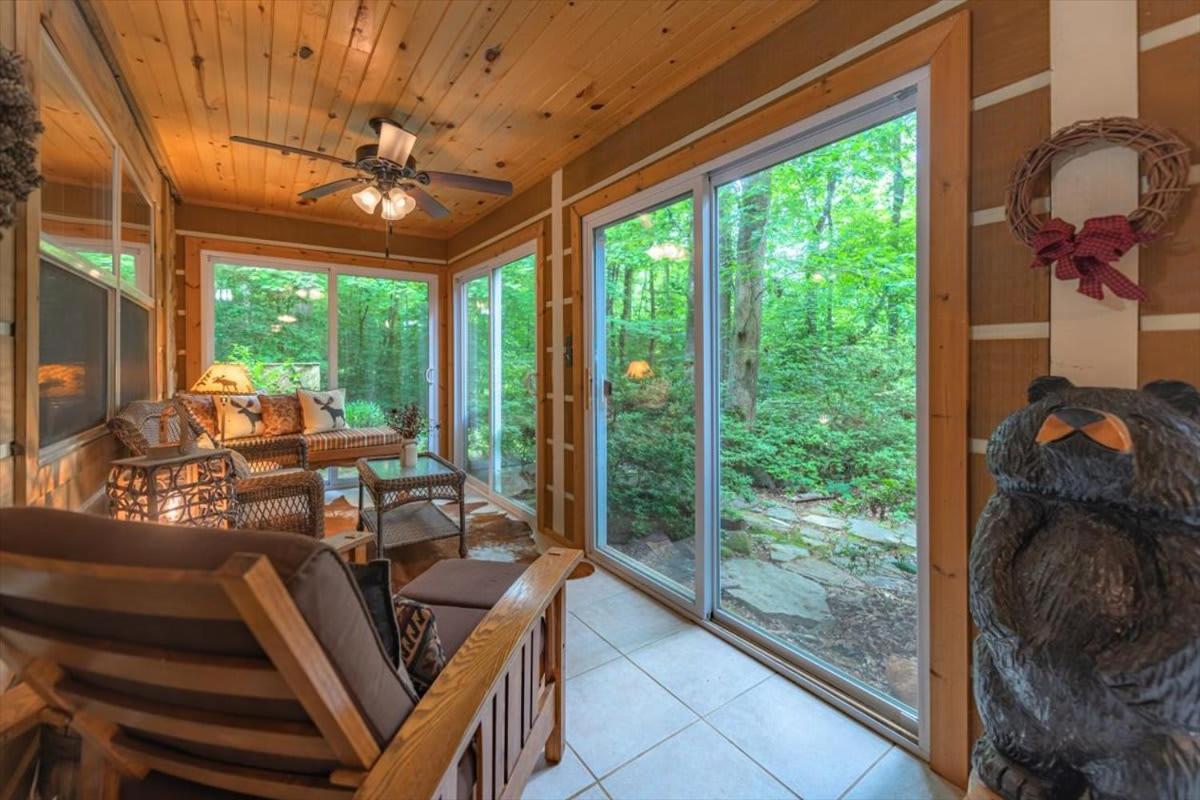 Waterfront Mountain Cabin With Hot Tub Blue Ridge Exterior foto