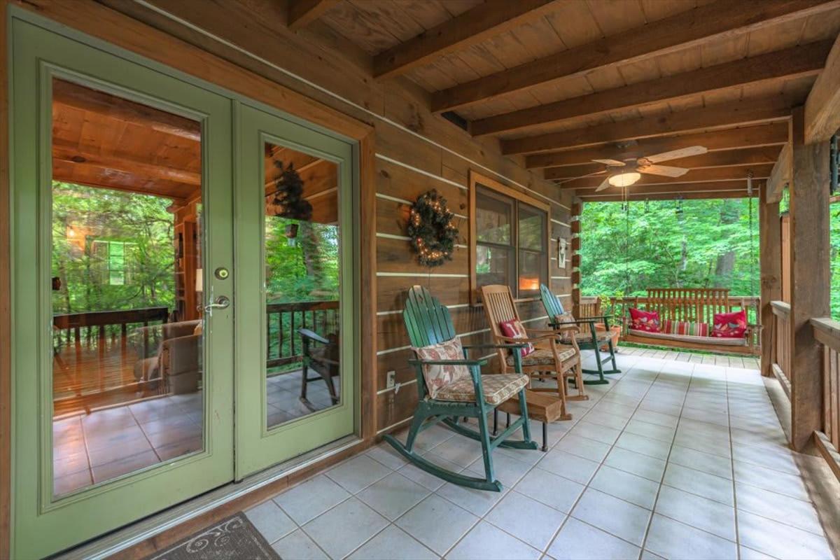 Waterfront Mountain Cabin With Hot Tub Blue Ridge Exterior foto
