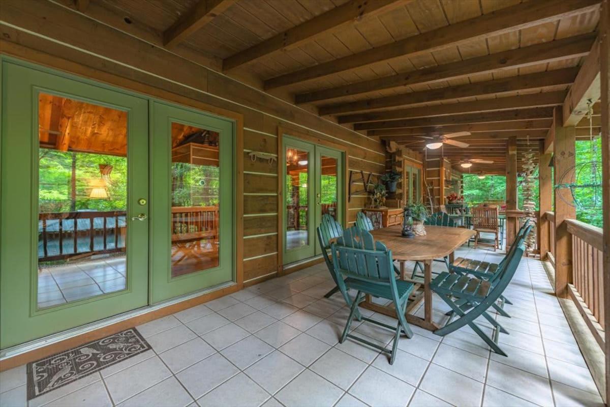 Waterfront Mountain Cabin With Hot Tub Blue Ridge Exterior foto