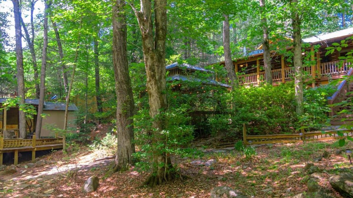 Waterfront Mountain Cabin With Hot Tub Blue Ridge Exterior foto